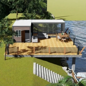 Villas de luxe portables en conteneurs