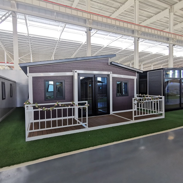 Maison extensible de 6 mètres avec toit à une pente