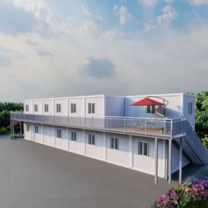 Cabanes conteneurisées pour le logement des travailleurs, dortoir