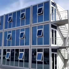 Maison conteneur préfabriquée pliable, transport de maisons préfabriquées