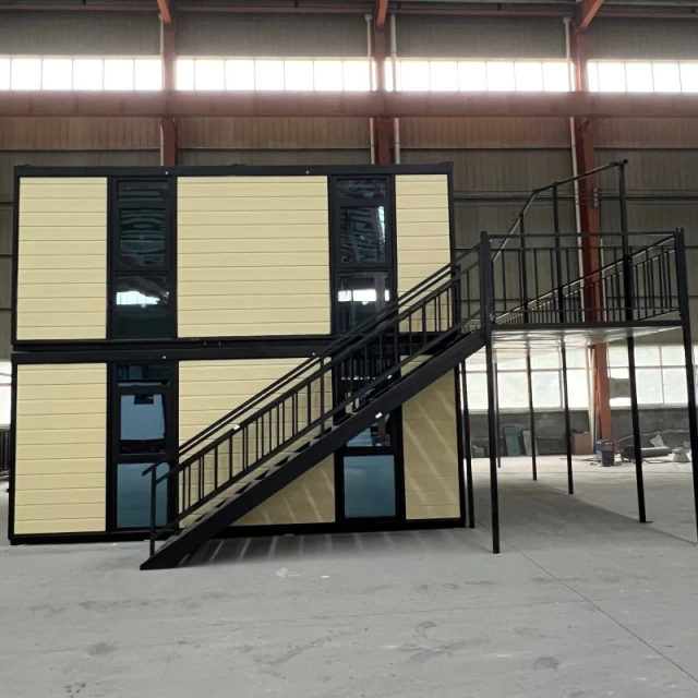 Maison extensible à 2 étages de 6 m (20 pi) avec panneaux muraux jaunes – Image 4