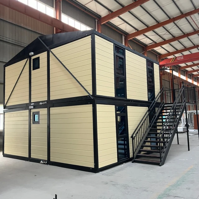 Maison extensible à 2 étages de 6 m (20 pi) avec panneaux muraux jaunes – Image 3