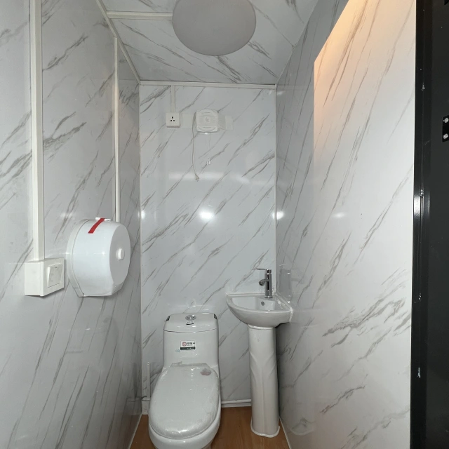 Toilettes portables préfabriquées pour deux personnes – Image 3